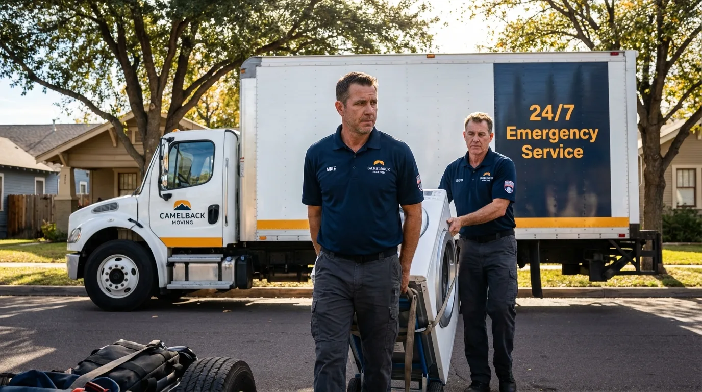 CamelBack Moving crew loading furniture in Haubstadt, IN