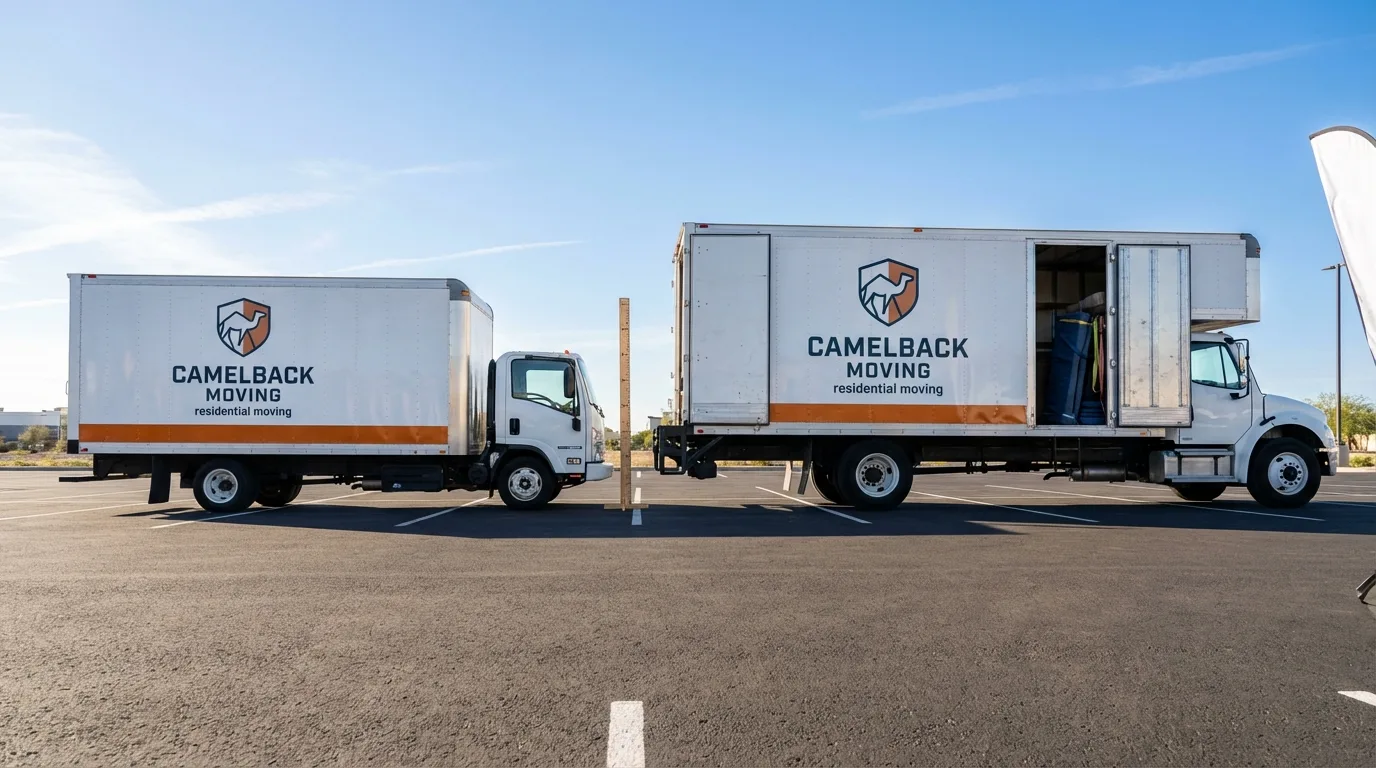 Moving truck size capacity guide in Haubstadt